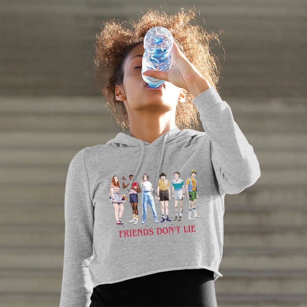 Stranger Things Cropped Hoodie | Stranger Things Clothes